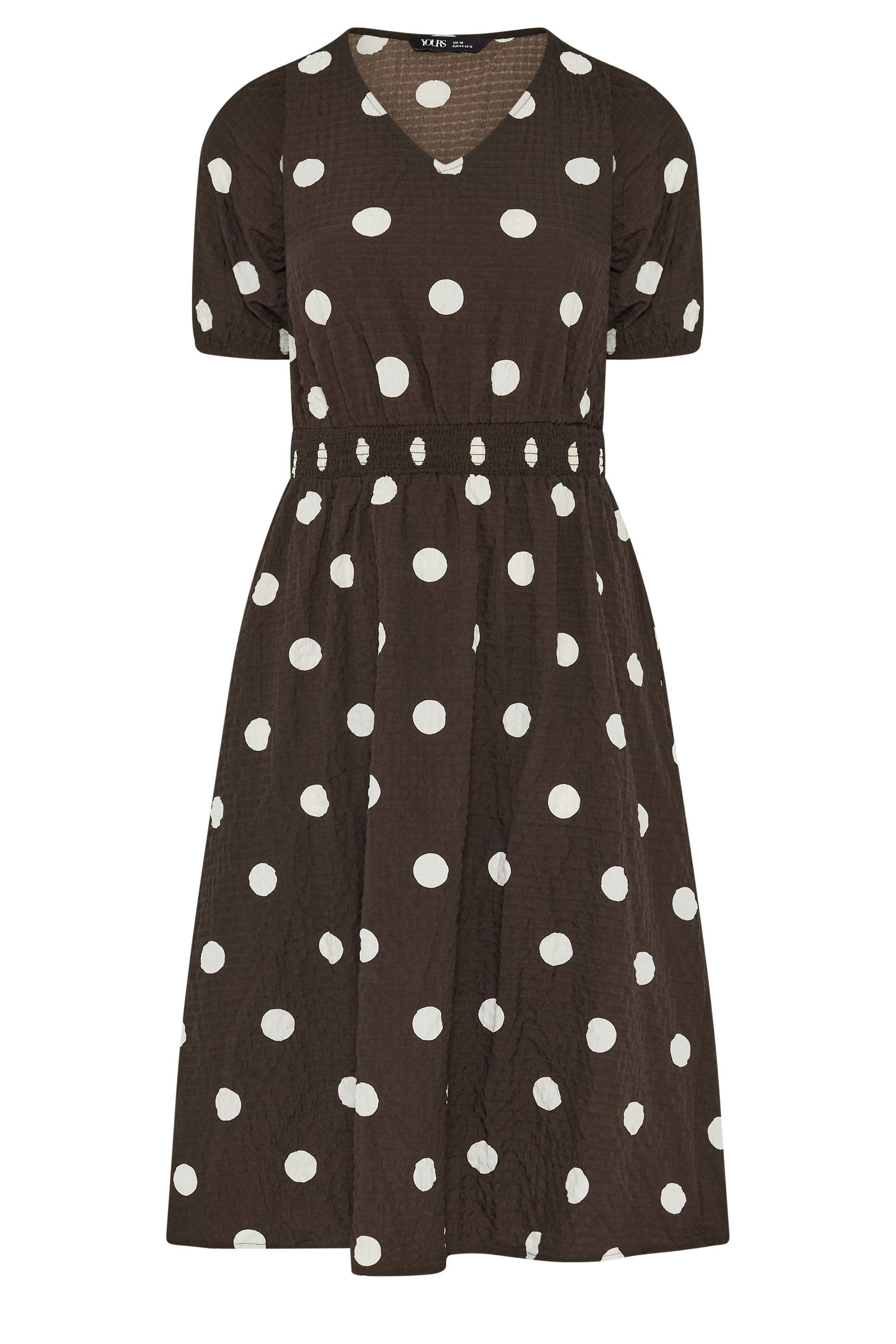 Yours Polka Dot Midi Smock Dress