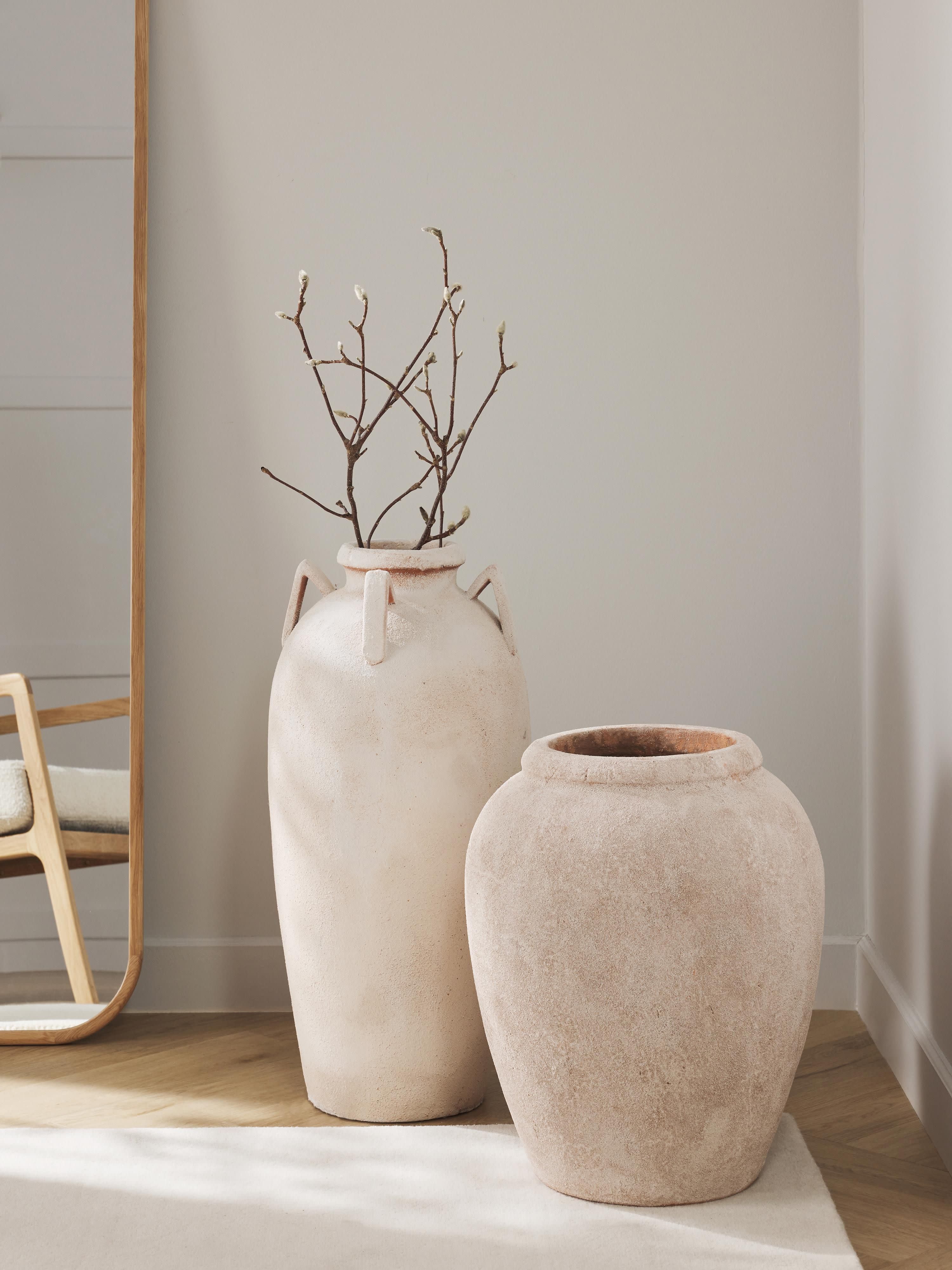 Bodenvase Liah mit Sand-Finish, H 70 cm
