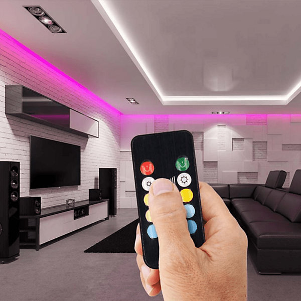 Contrôleur Wi-Fi Infrarouge avec Télécommande pour Ruban LED CCT 12V/24V 24 Boutons - SILAMP
