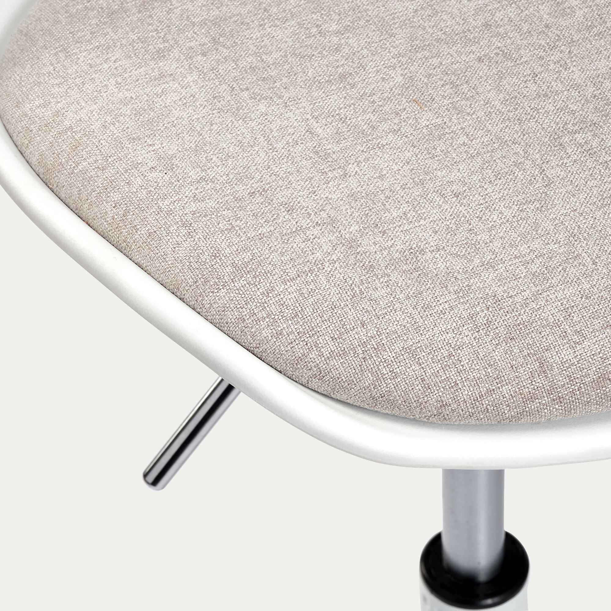 ROLY - Chaise enfant dactylo en plastique - gris