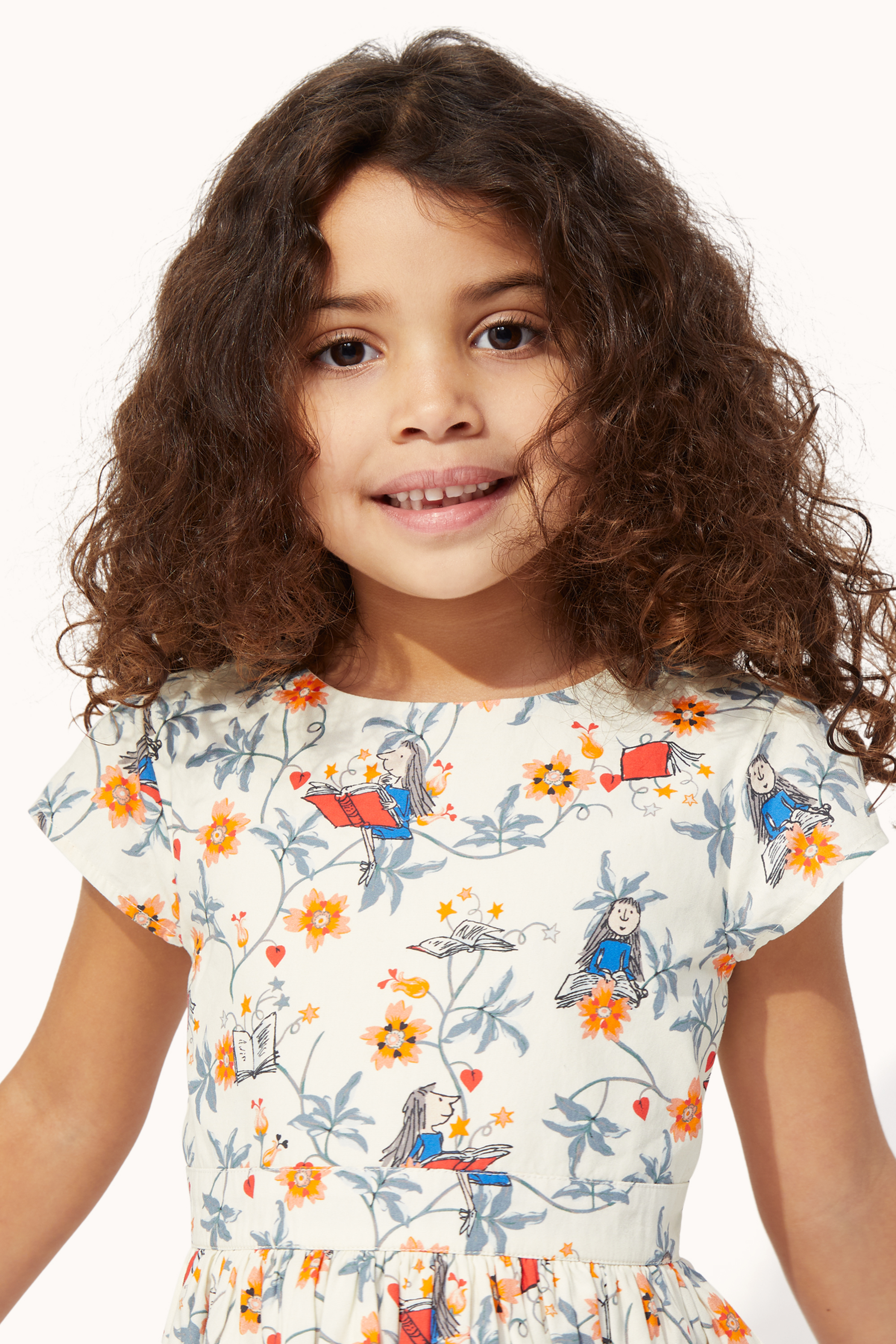 Matilda Firework Floral Tie Back Dress (1-10 Years)