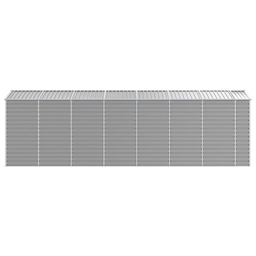NNEVL Garden Shed Light Grey 191x640x198 cm Galvanised Steel