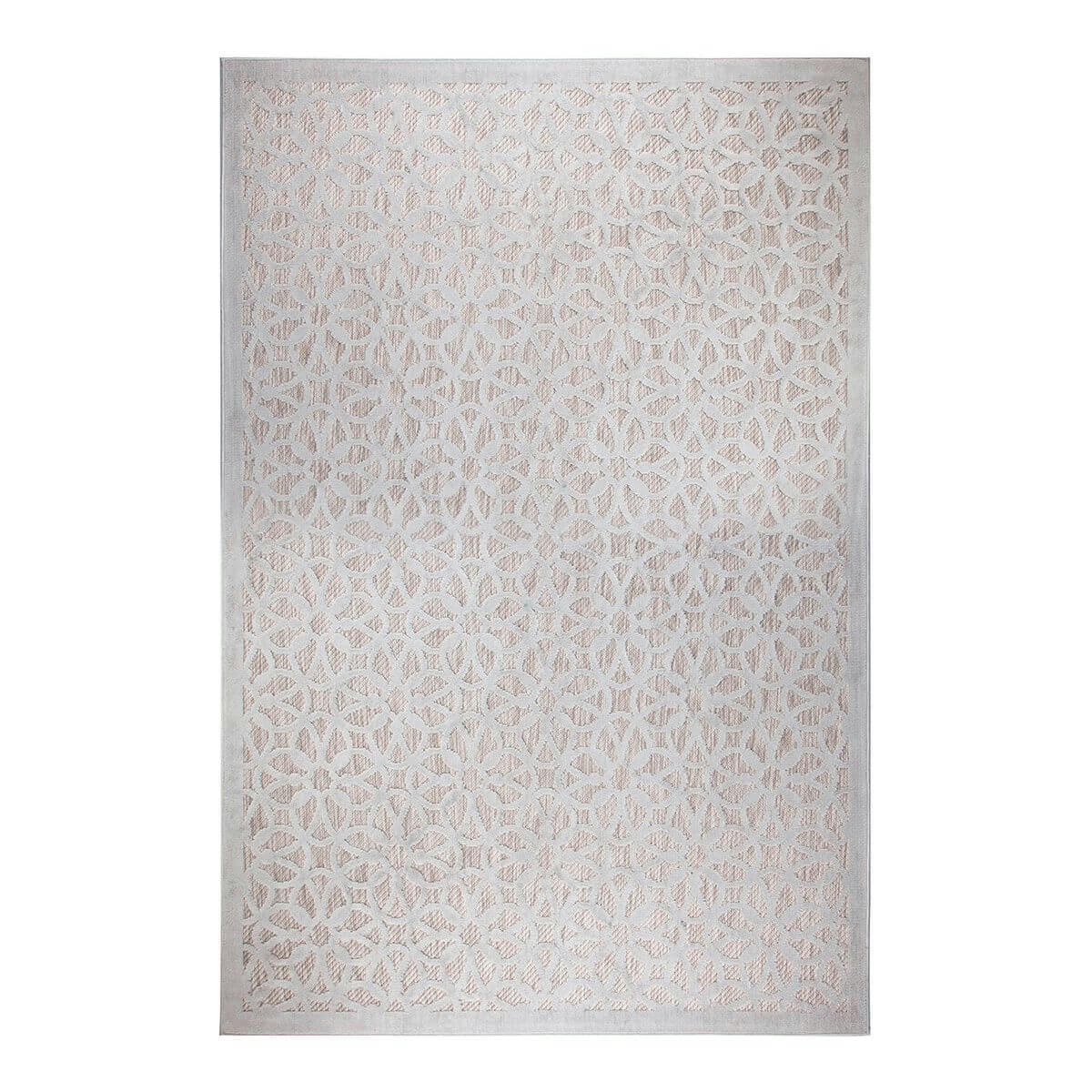 ARGENTO - Tapis  design en polypropylène argenté 120x170