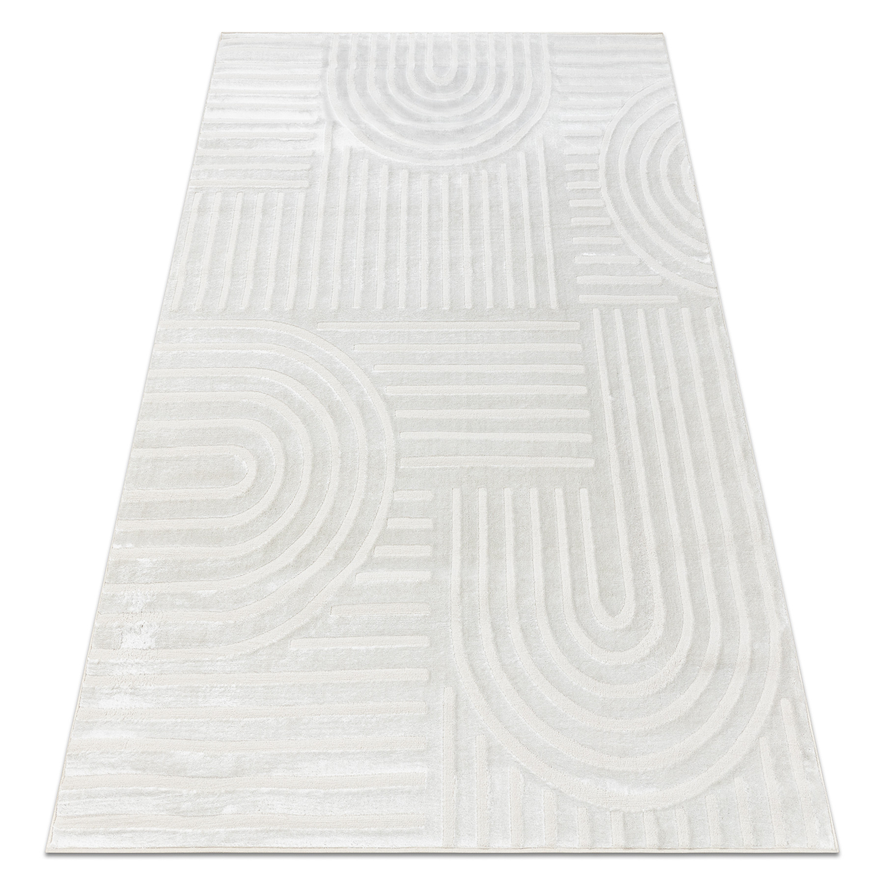 Dywan BALANCE 1918 krem - Geometryczny, strukturalny, glamour80x150 cm