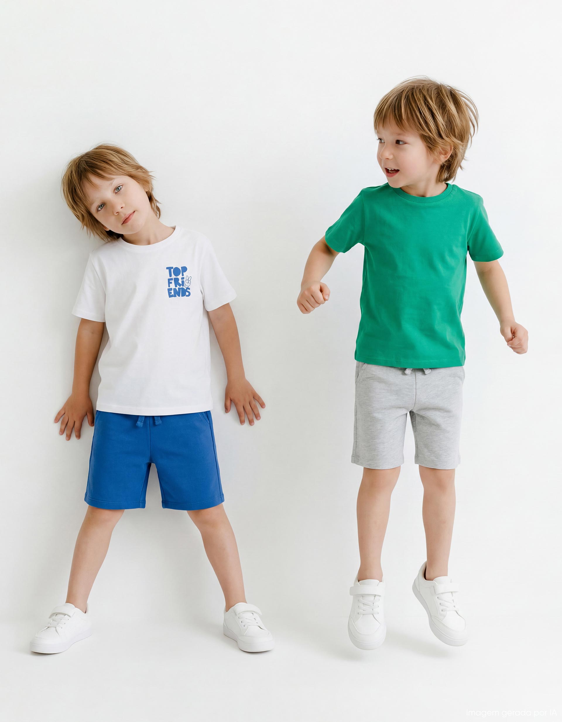 Pack 2 T-shirts, Menino, Verde