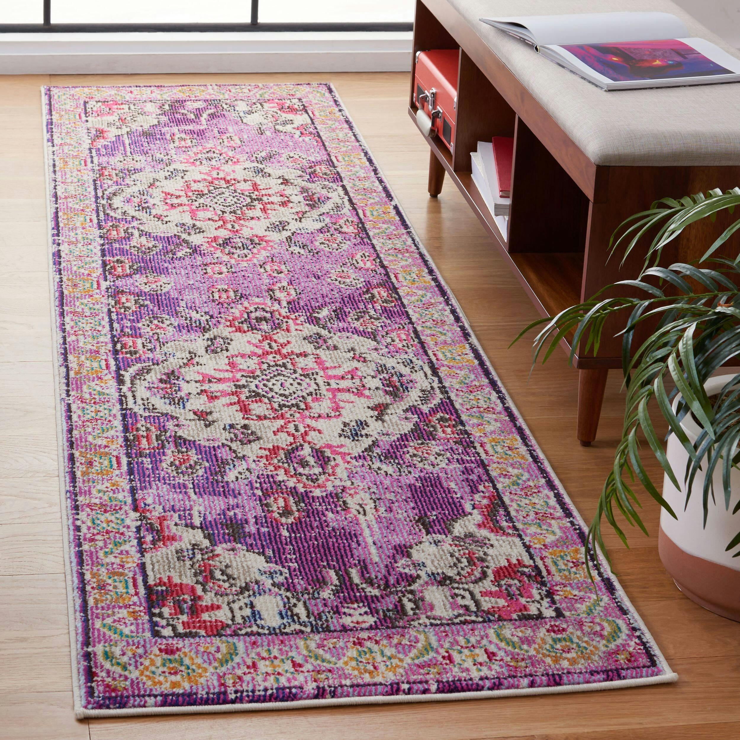 Safavieh Monaco 243 Rug, Violet/Fuchsia