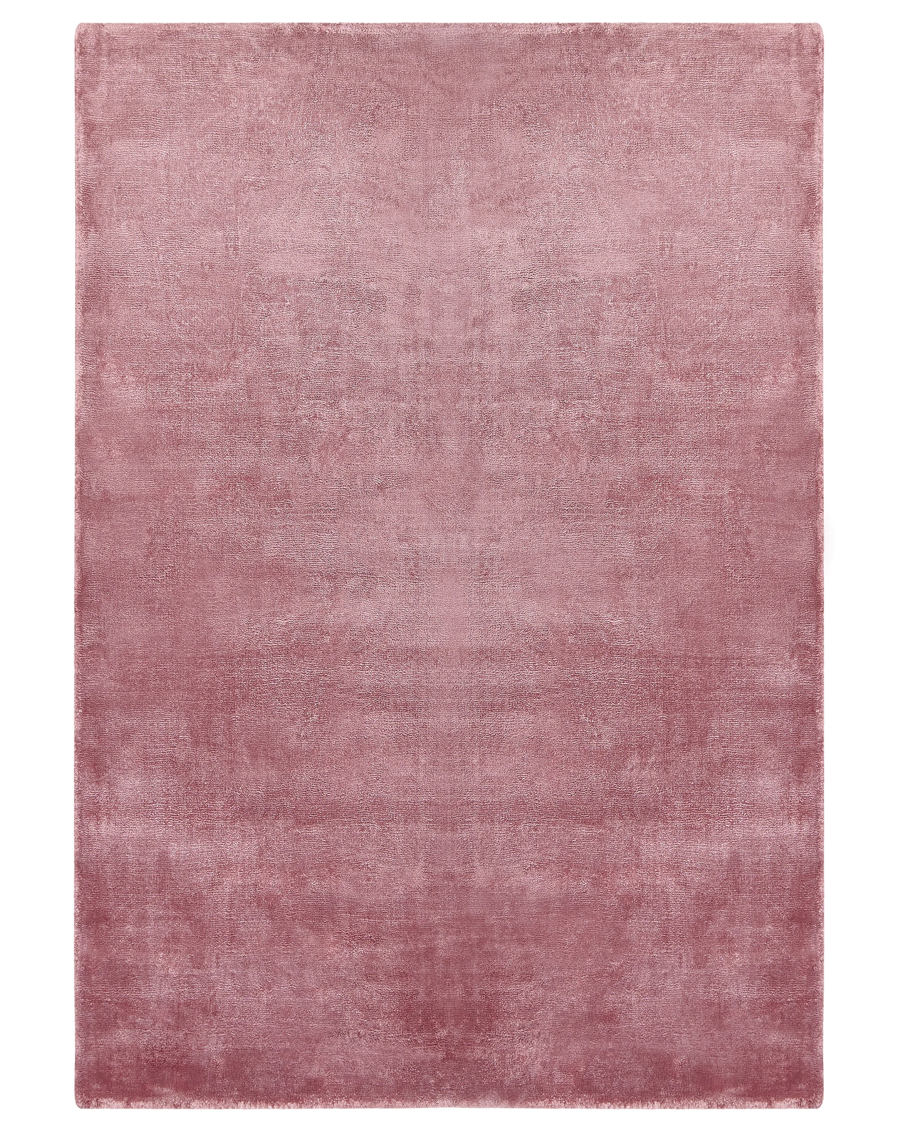 Rug GESI II Pink 140 x 200 cm Viscose