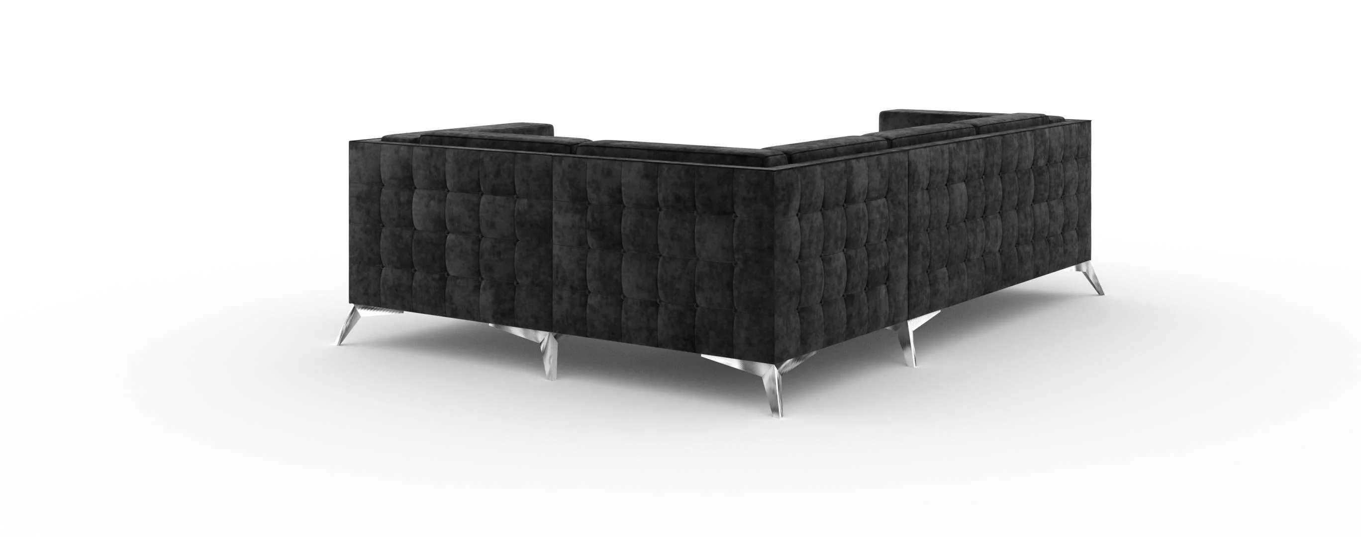 3-zitshoekbank Gusto rechts velvet