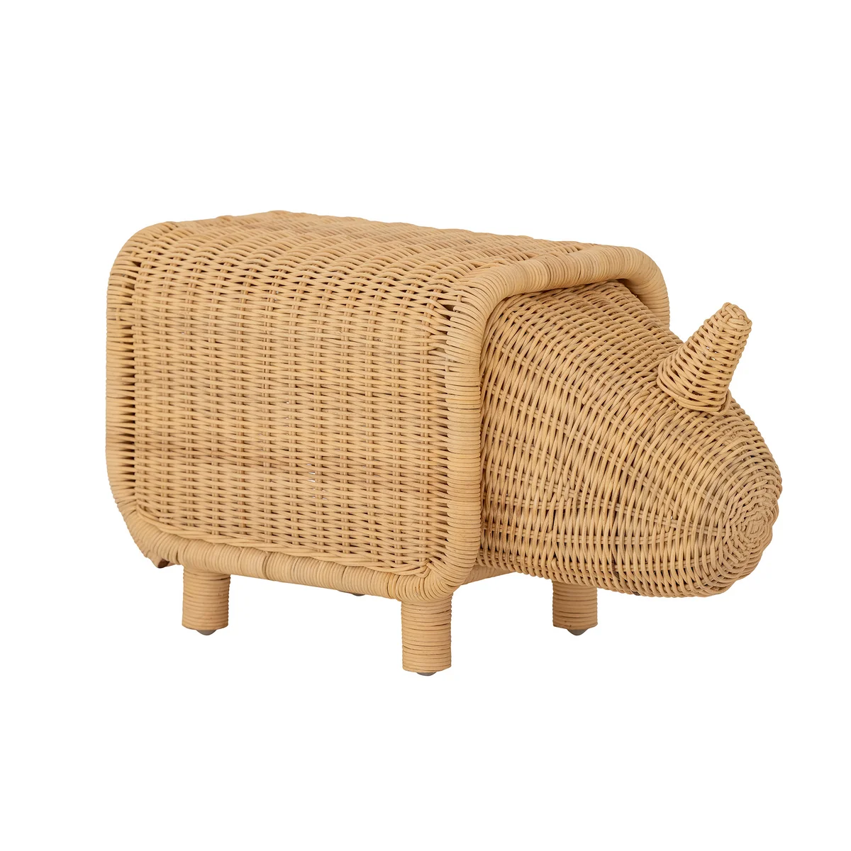 Bloomingville - Soffe Kinderhocker, Rattan natur