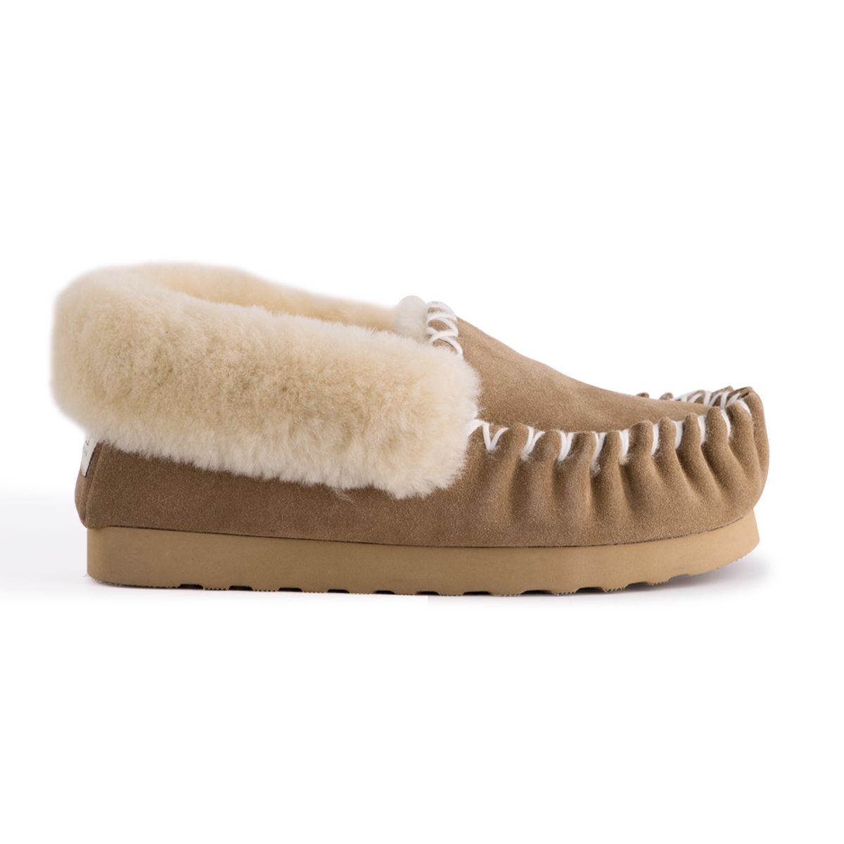 Aus Wooli Australia Hand Stitched Sheepskin Moccasin