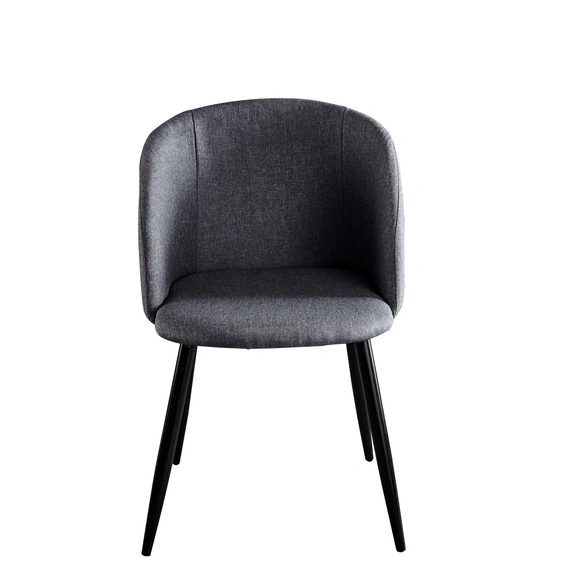 Armstuhl, Höhe: 84 cm, dunkelgrau/schwarz, 2 stk