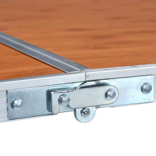 NNEVL Foldable Camping Table Aluminium 240x60 cm