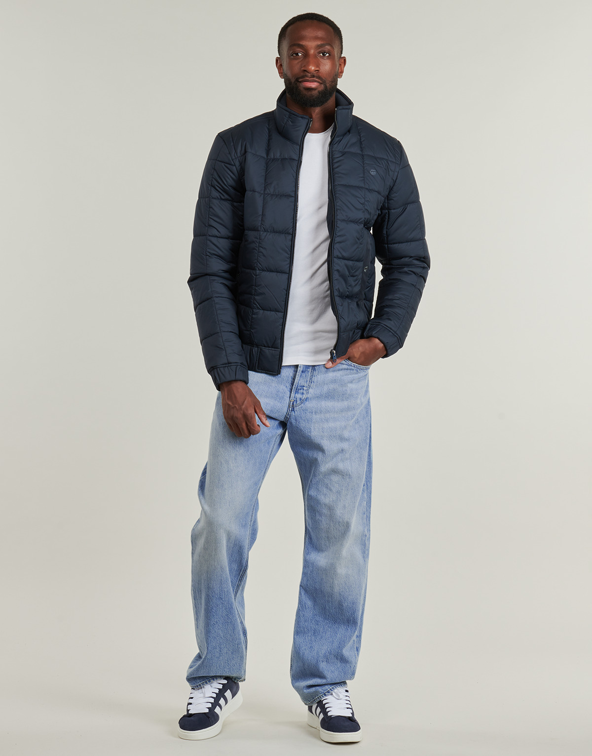 G-Star Raw - DAKOTA REGULAR STRAIGHT - Blue / Clear