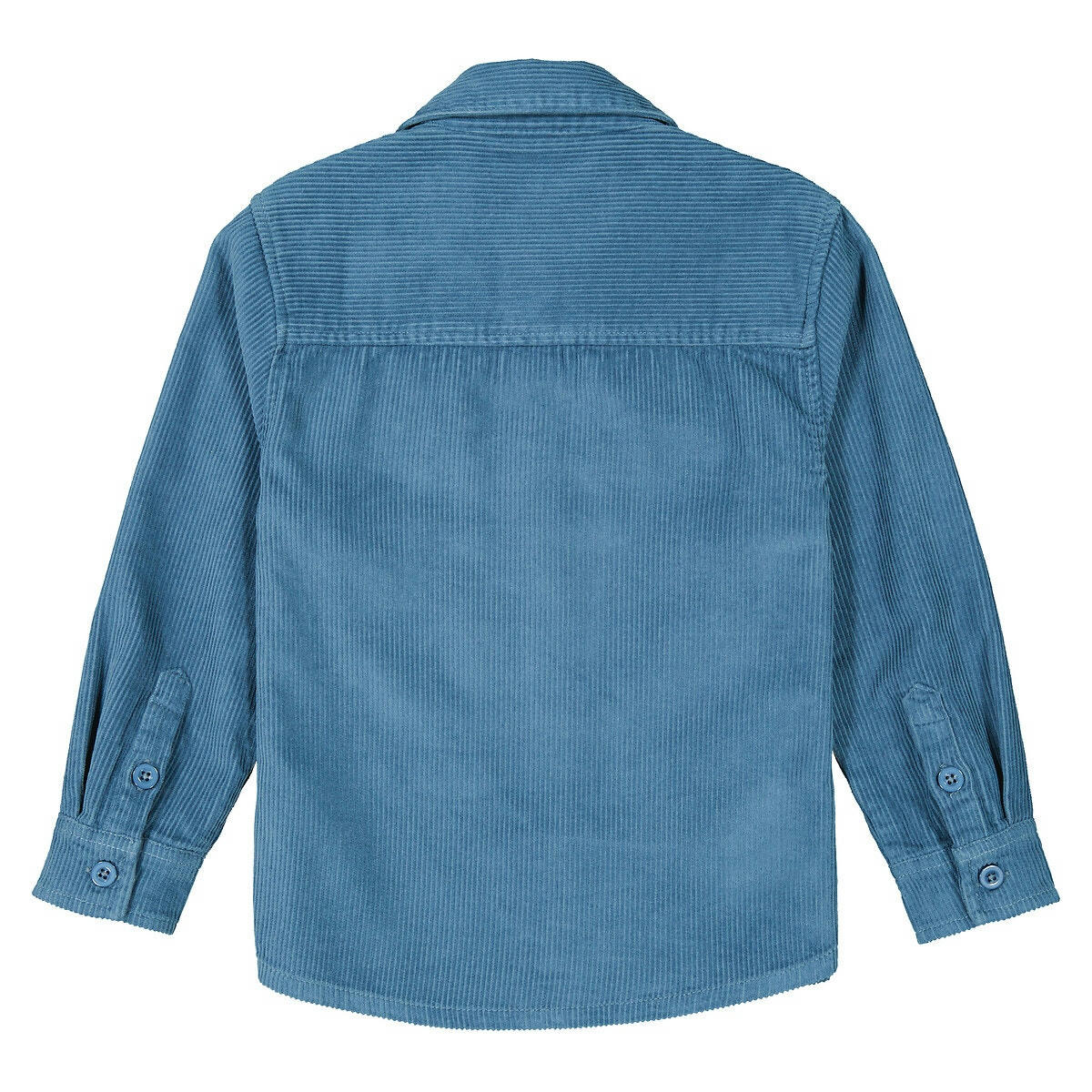 Chemise manches longues en velours côtelé
