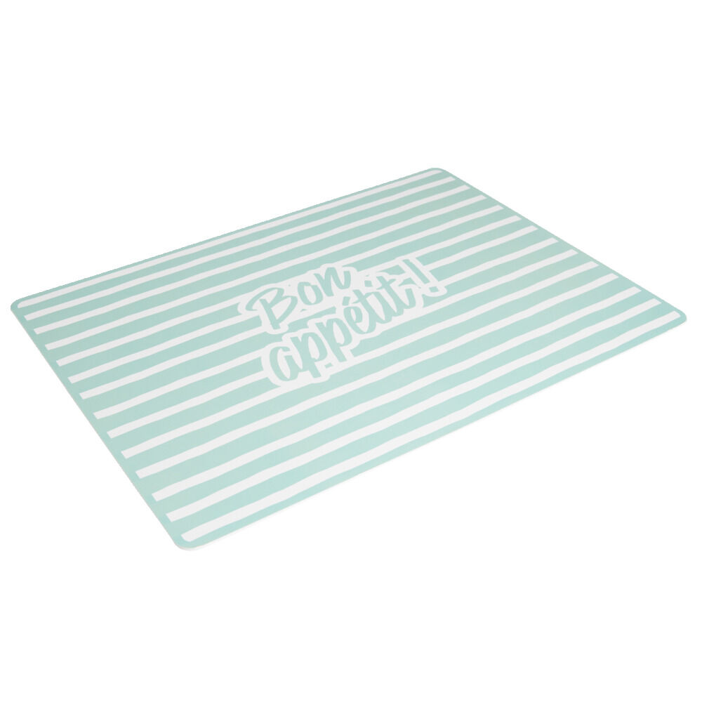 Tapis repose gamelle animaux Bon appétit plastique 32x43cm