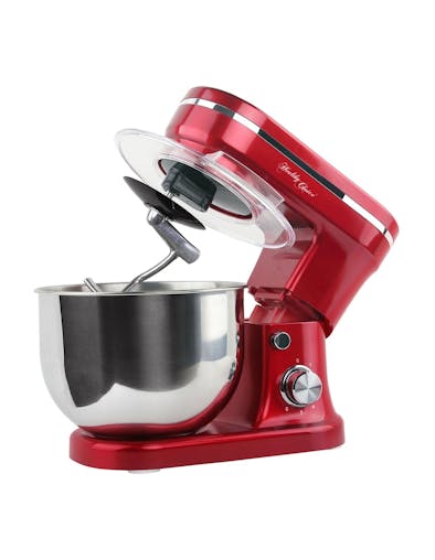 400W Mix Master 5L Kitchen Stand (Red) w/ Bowl/ Whisk/ Beater