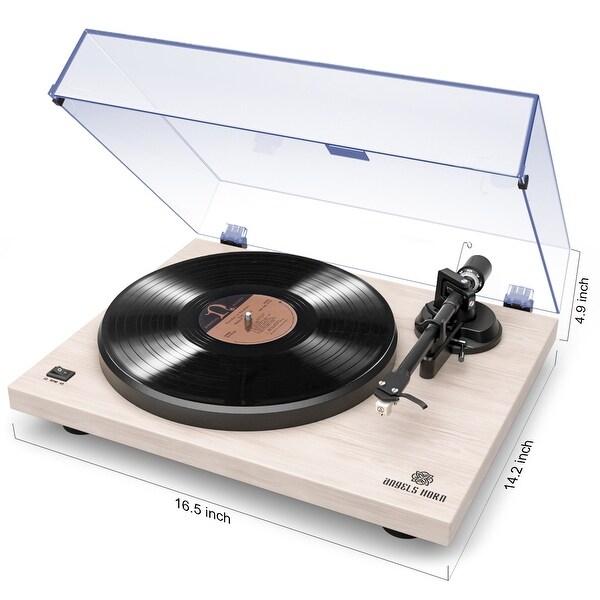 Traditional Style Record Player Vintage Vinyl Turntable