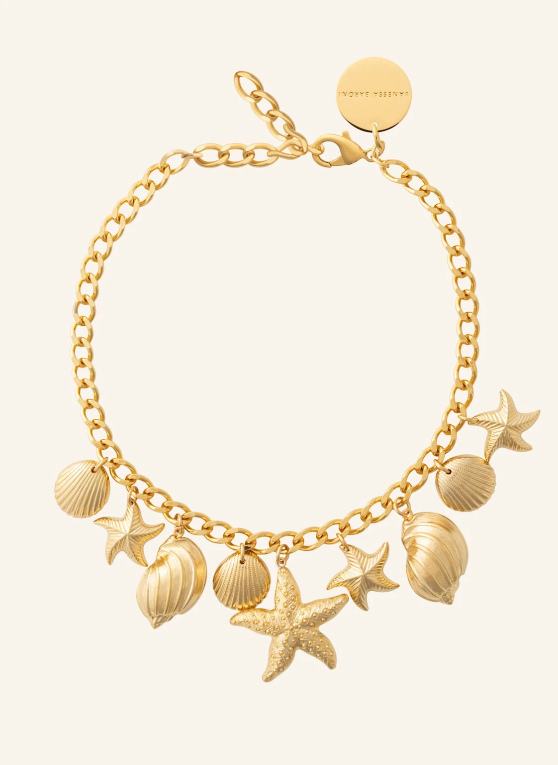 VANESSA BARONI Halsketten OCEAN BREEZE NECKLACE GOLD by GLAMBOU