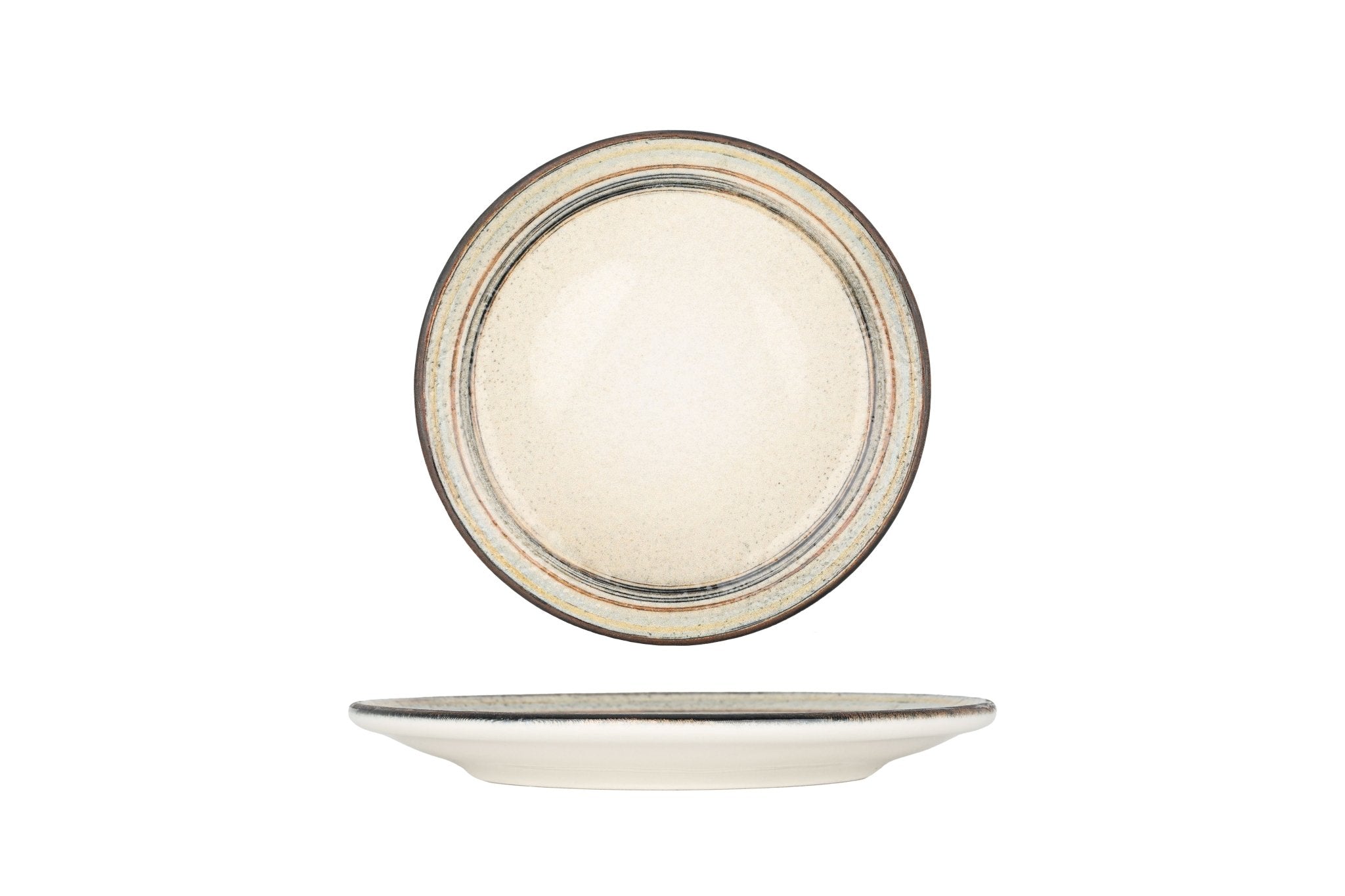 Bonna Gebaksbord - Cortado - Porselein - 17 cm - set van 6