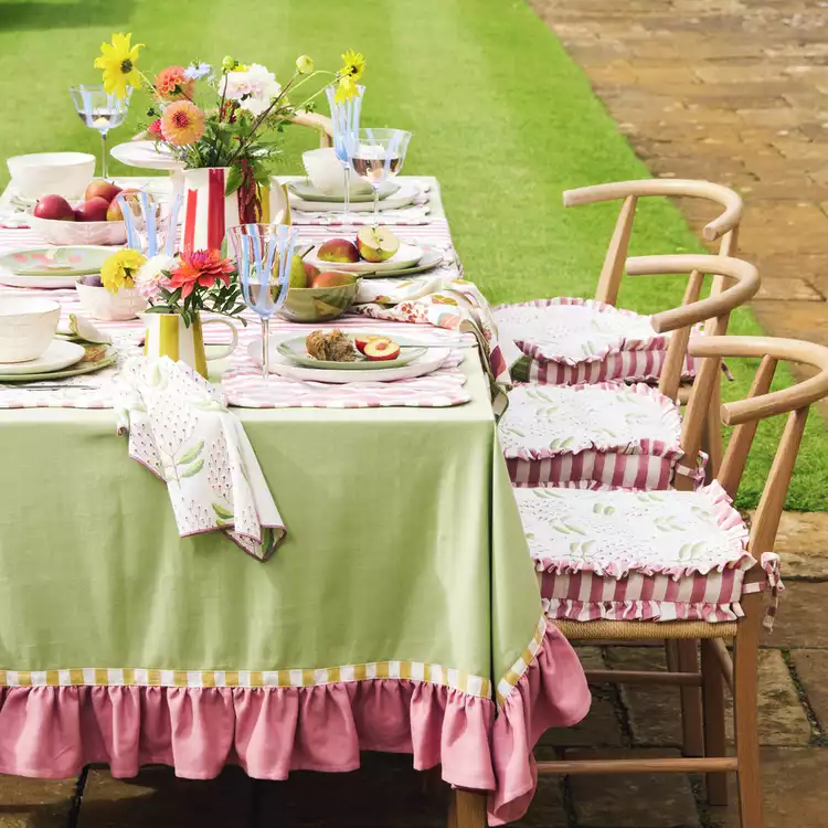 Habitat x Sanderson & National Trust Berries Stripe Runner