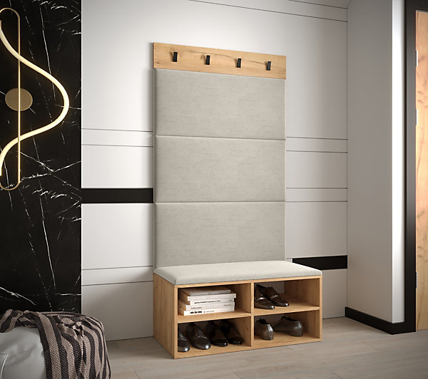 Ensemble de garde-robe Miro 2 184x84x42 (Chêne artisanal   Manila 02)