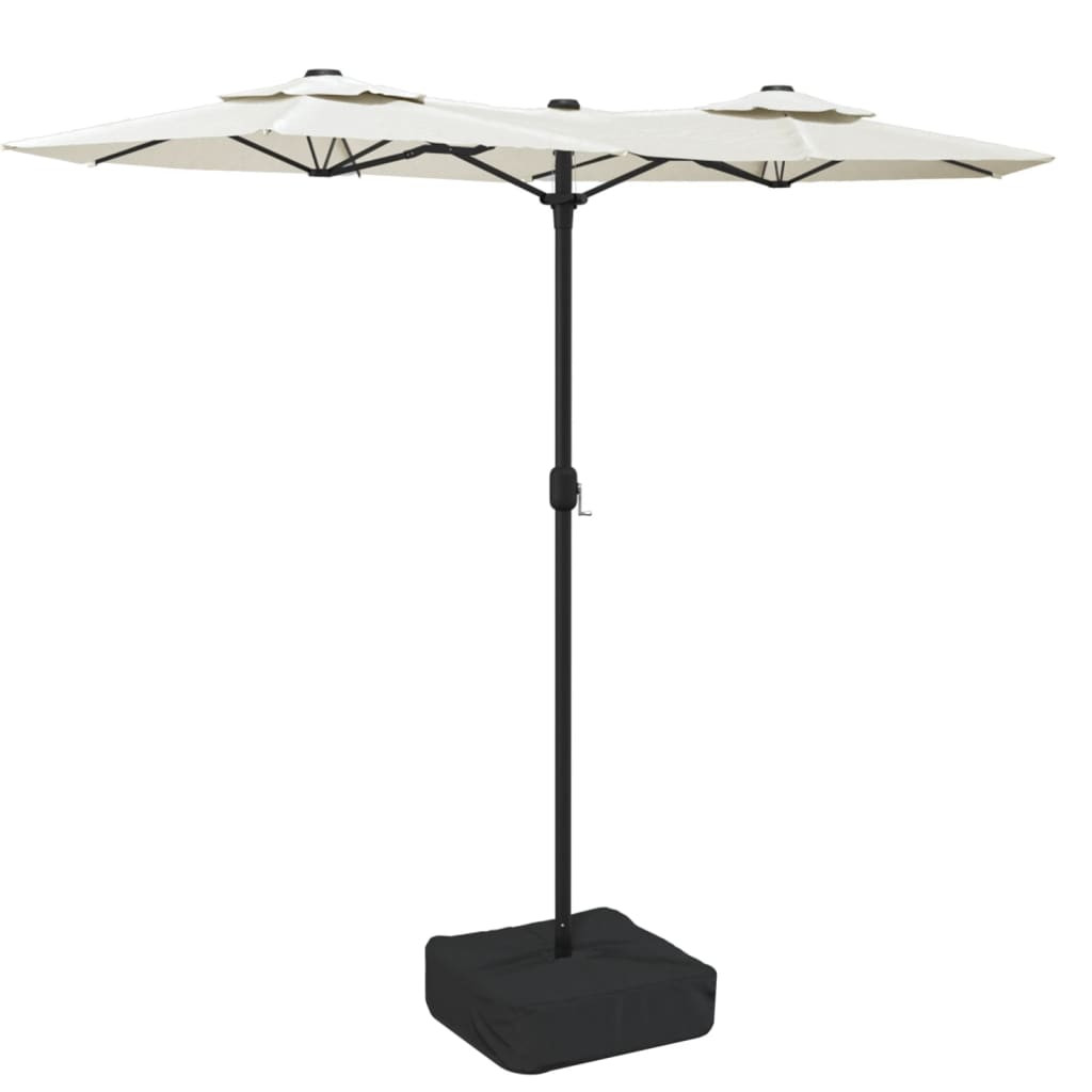 Parasol ogrodowy BiałyvidaXL