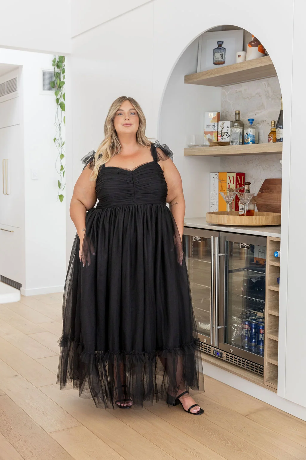 Princess Maxi Dress in Black