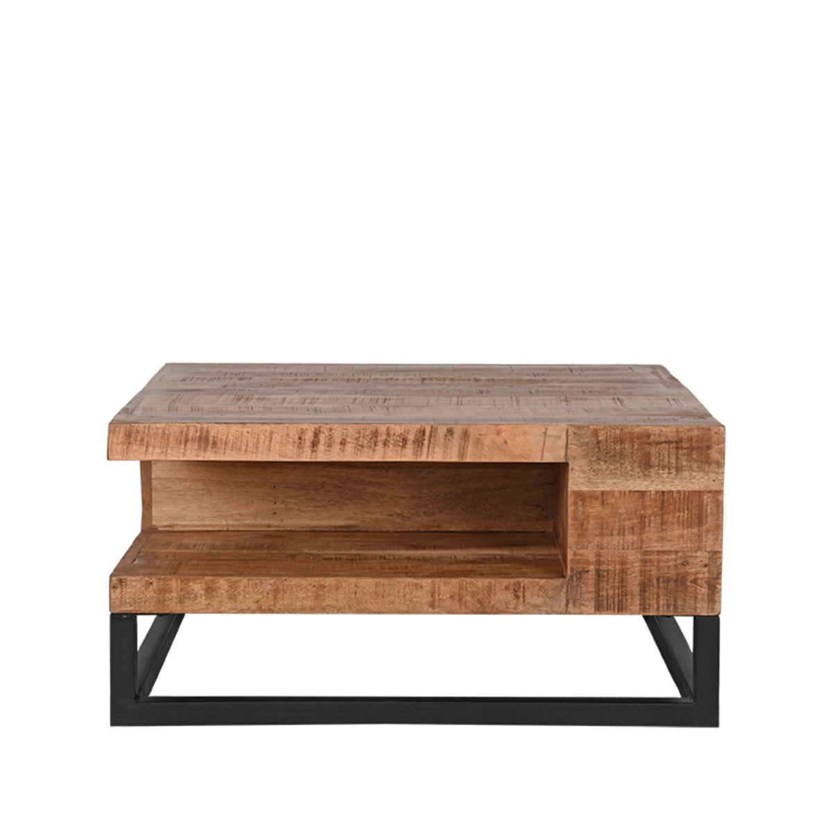 LABEL51 Salontafel Cube - Naturel Mangohout - 80x80x40cm