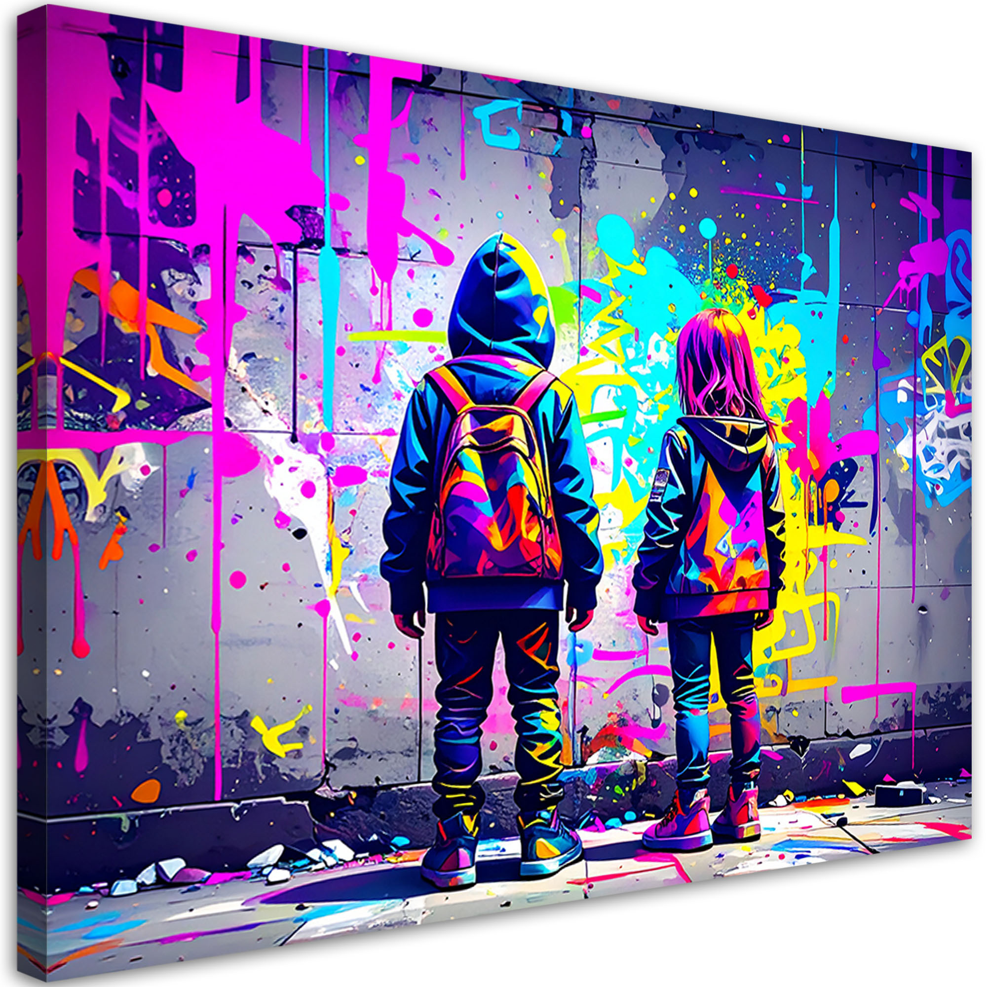 Obraz do pokoju nastolatka, Graffiti Sztuka Uliczna Street Art 30x20