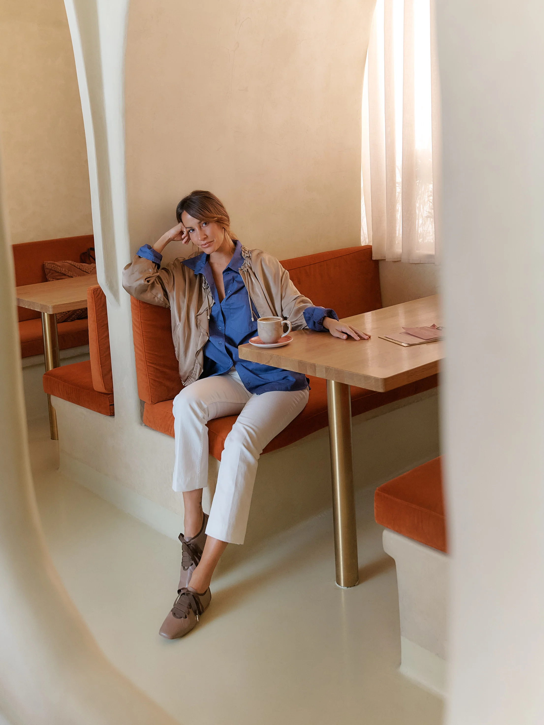 Zapato plano LENNA-101 beige