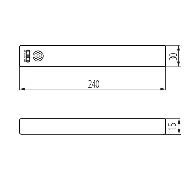 Oprawa podszafkowa LED LightLogic LL LUQA NL 66257 czujnik ruchu na