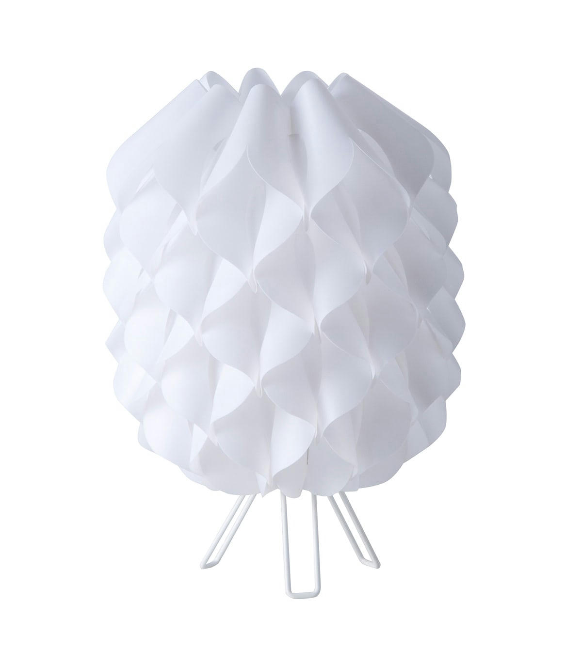 IRIS - Lampe en polypropylène blanc h.34 cm