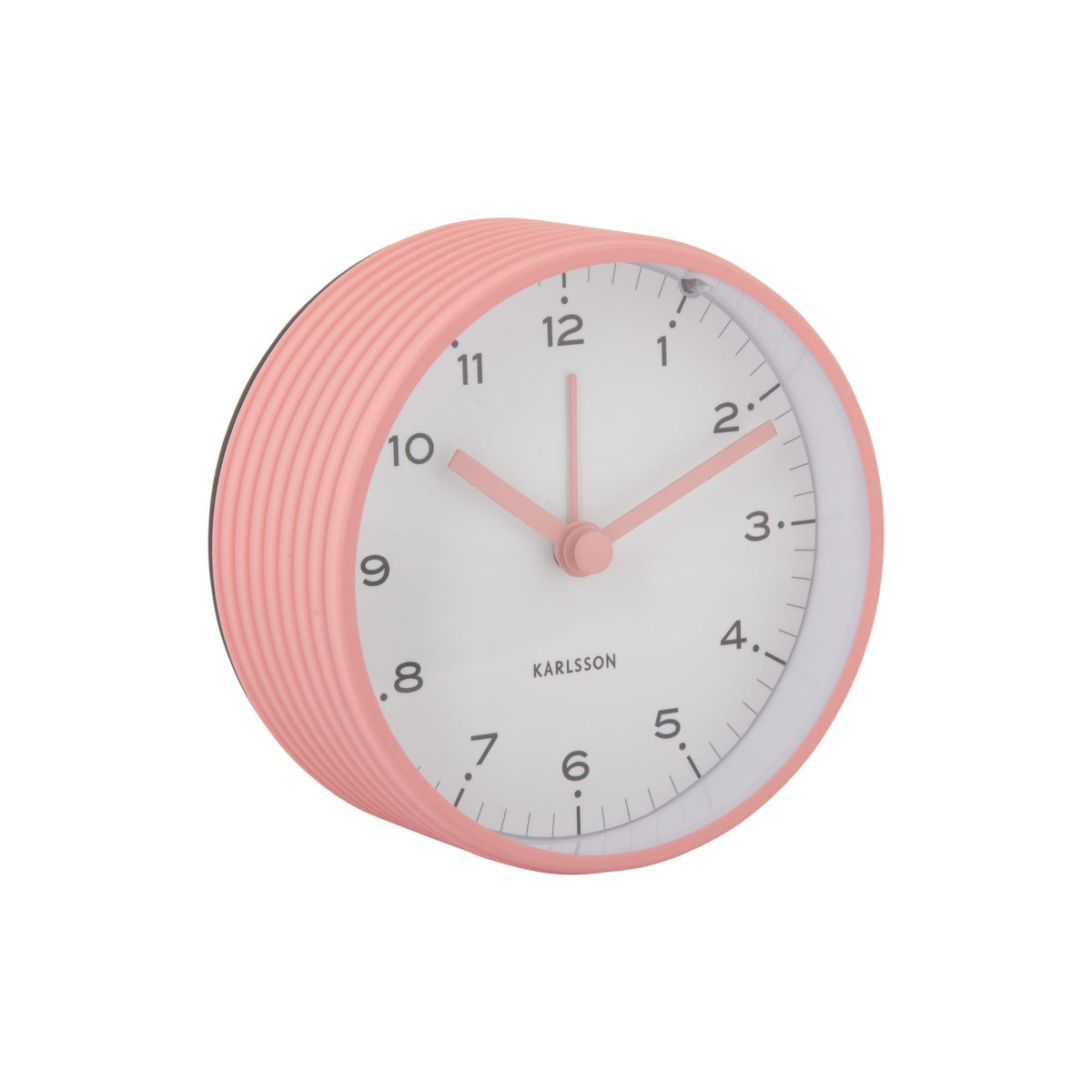 Karlsson wekker Circus Rings - roze - Ø9cm