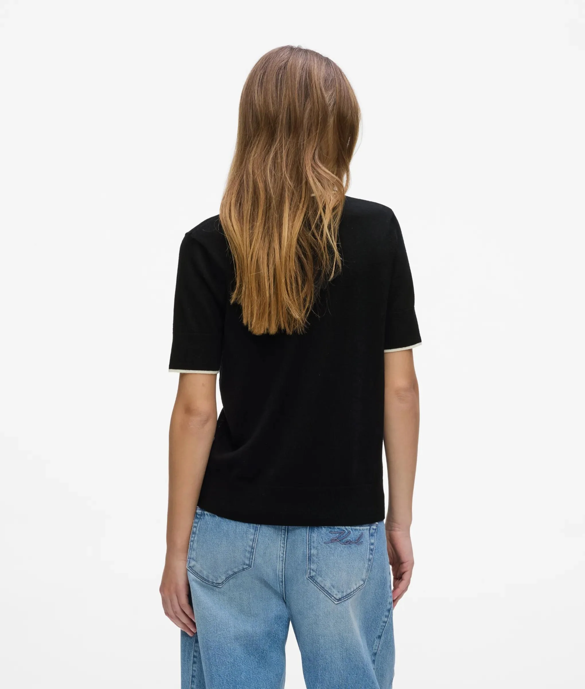 Polo en laine mérinos