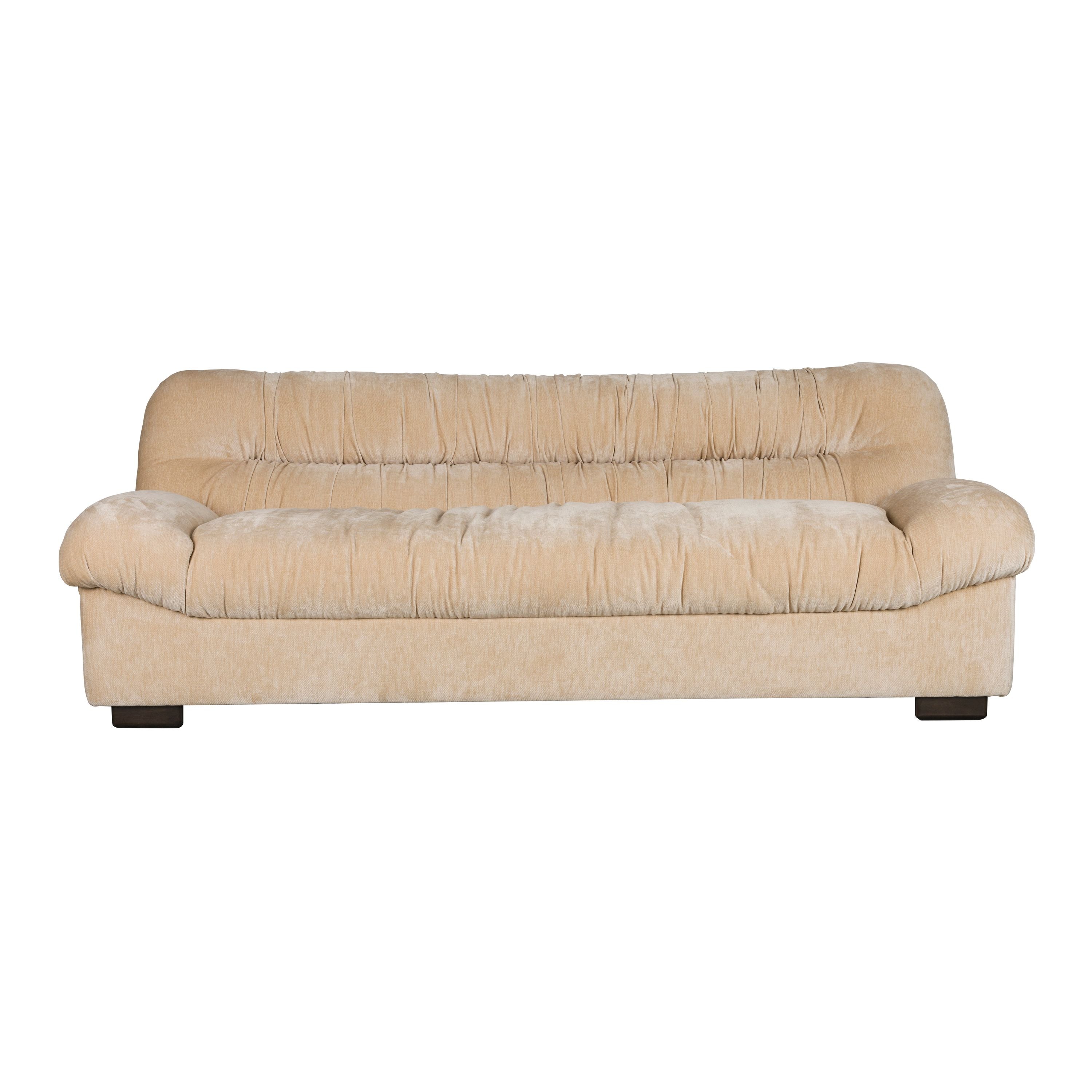 Dutchbone Douglas 3-zitsbank Velours Beige