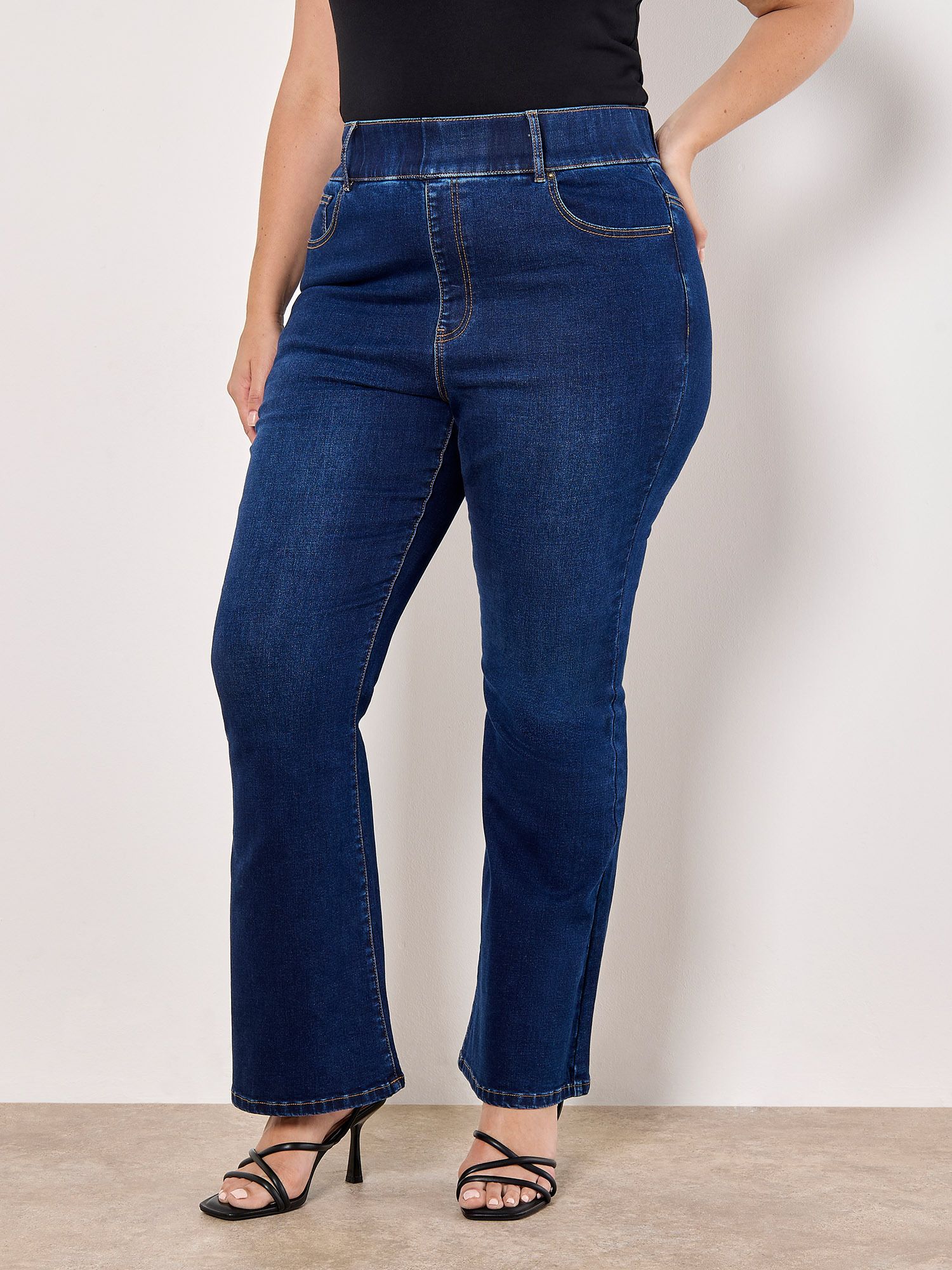 Apricot Curve Lola High-Waist Flare Jeggings