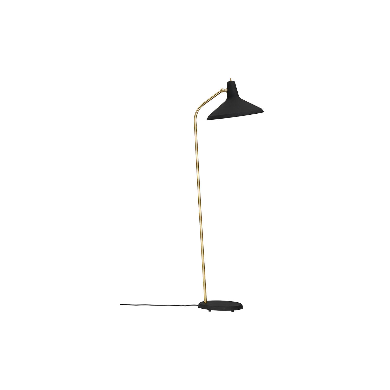 G-10 Floor Lamp, black rough