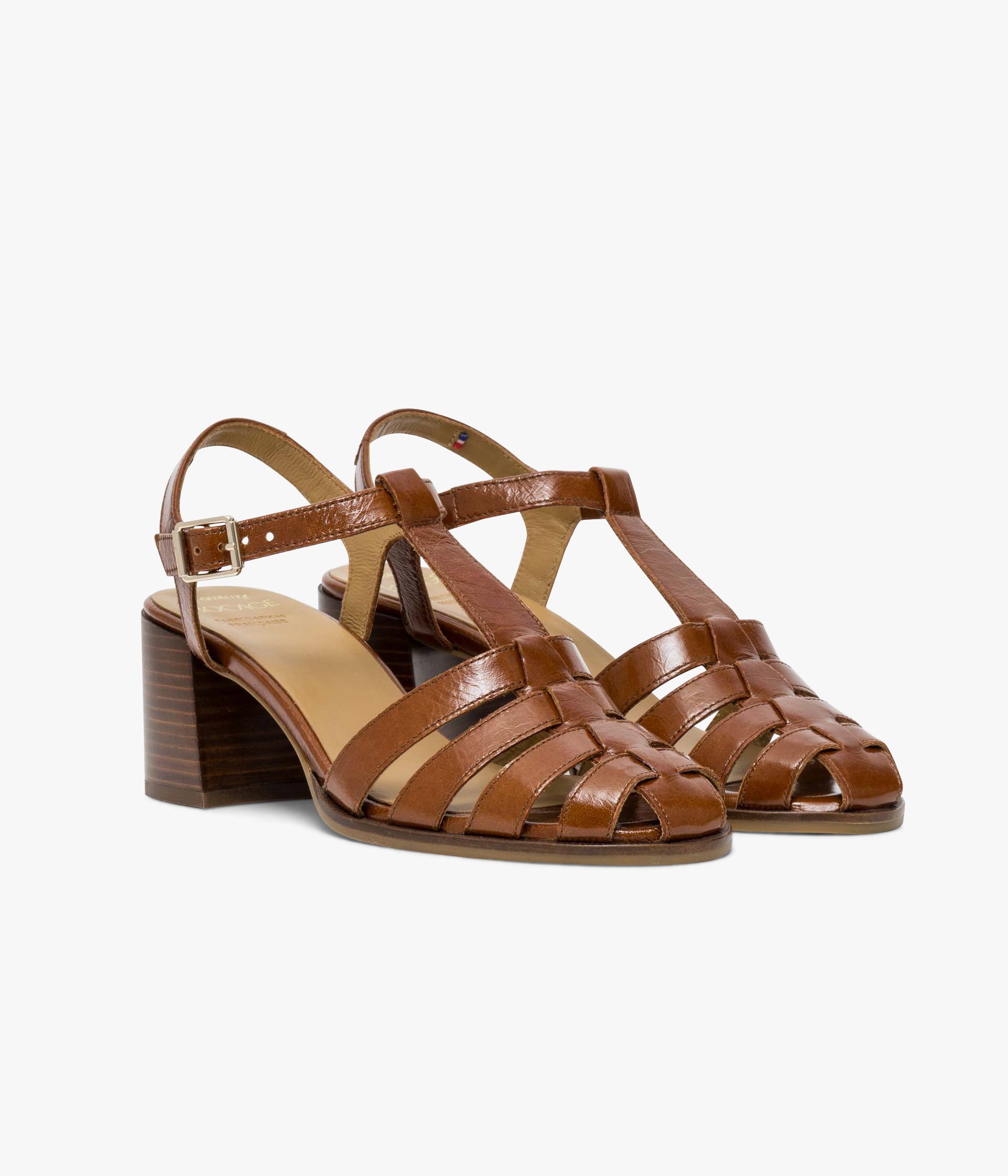 Sandale Dali cognac