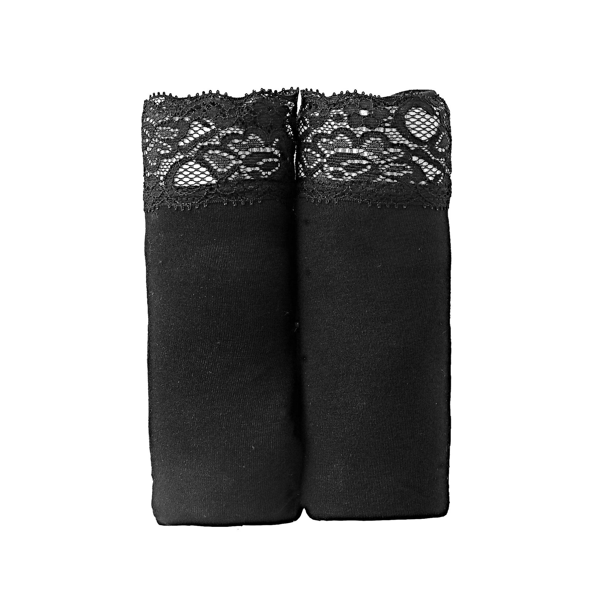 Boxer coton dentelle - lot de 2