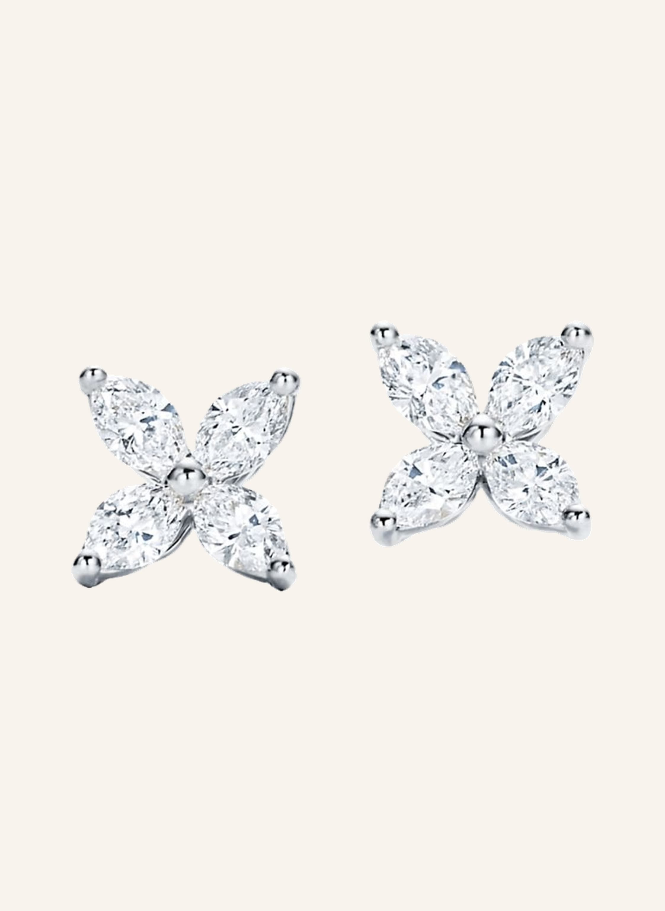TIFFANY & Co. Ohrstecker TIFFANY VICTORIA® aus Platin mit Diamanten