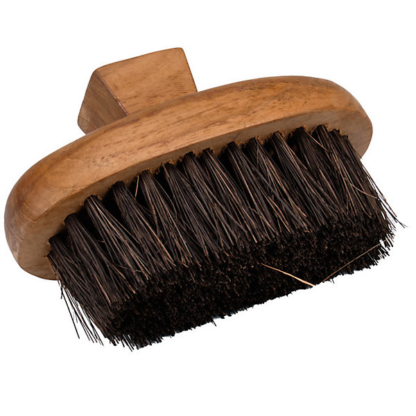Lot de 2 petites brosses en bois de teck et fibre de coco - MORA 02