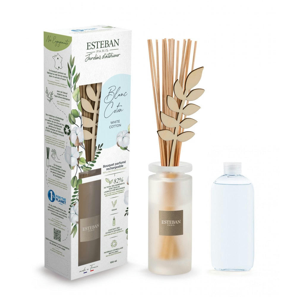 BLANC COTON - Bouquet parfumé 100ml