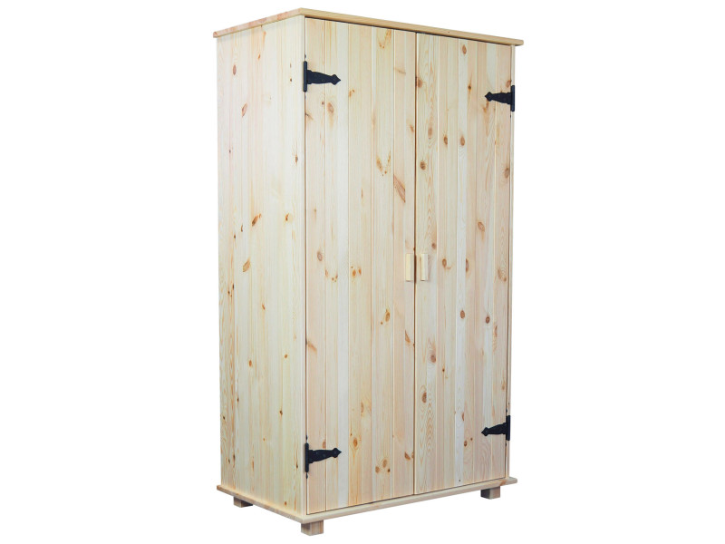 Szafa z drążkiem NATURAL WOOD, kolor sosnowy
