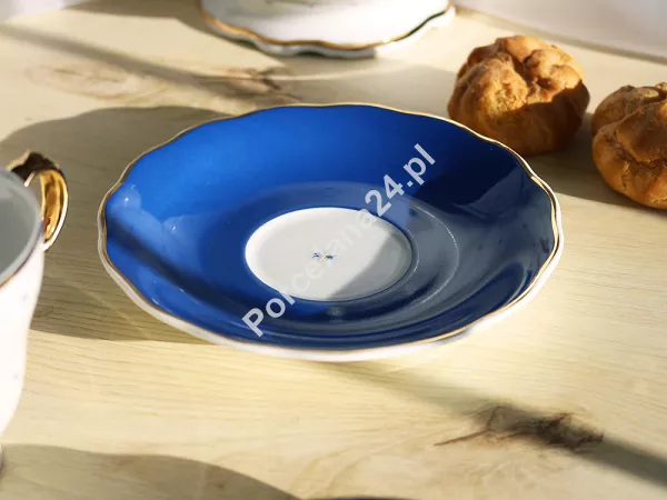 Filiżanka ze spodkiem 0,17 L / 14 cm Ćmielów - Alaska Blue Circus G909