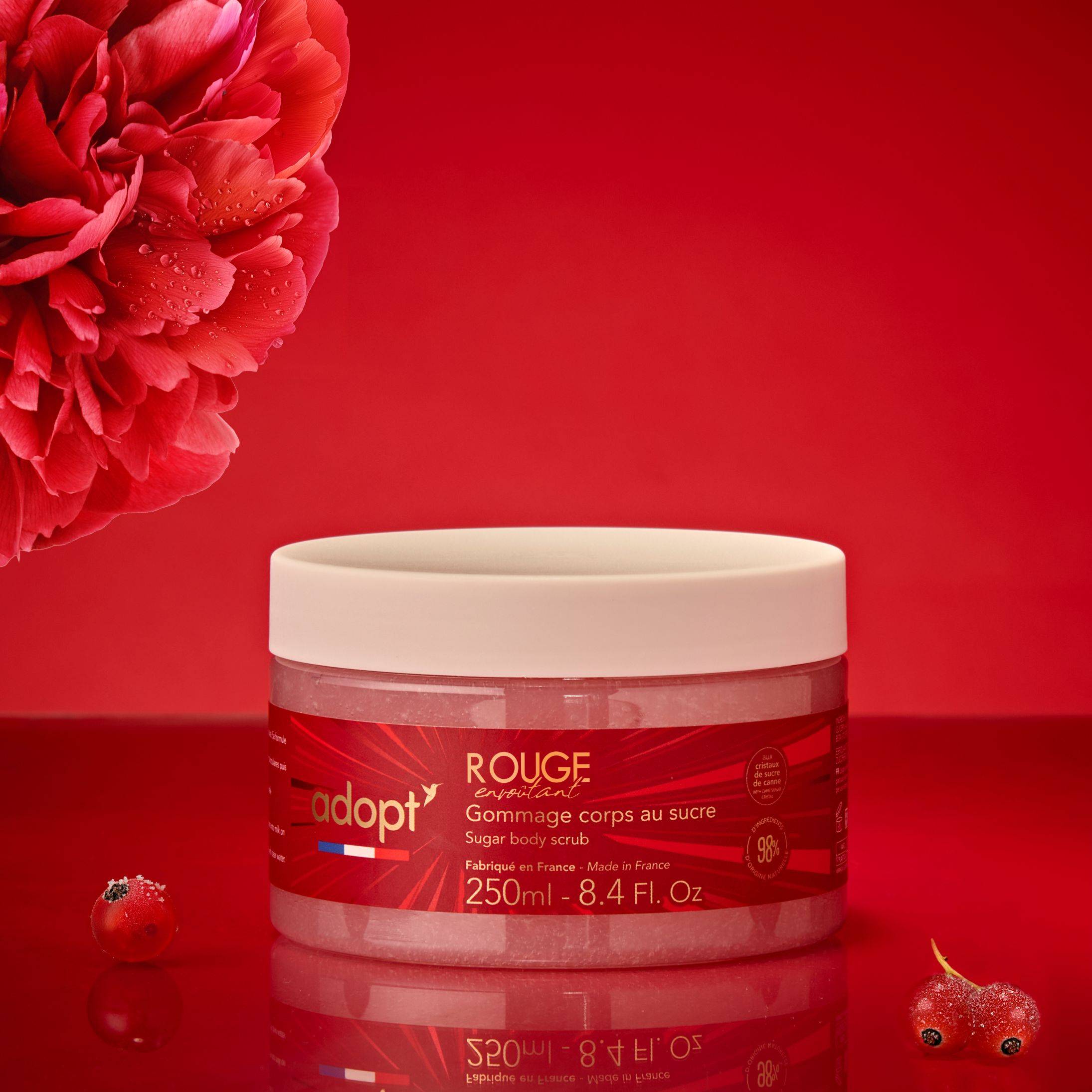 Rouge EnvoûtantGommage corps au sucre 250 ml