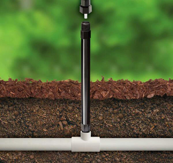 Rain Bird PVC Riser, 1/2-in x 12-in