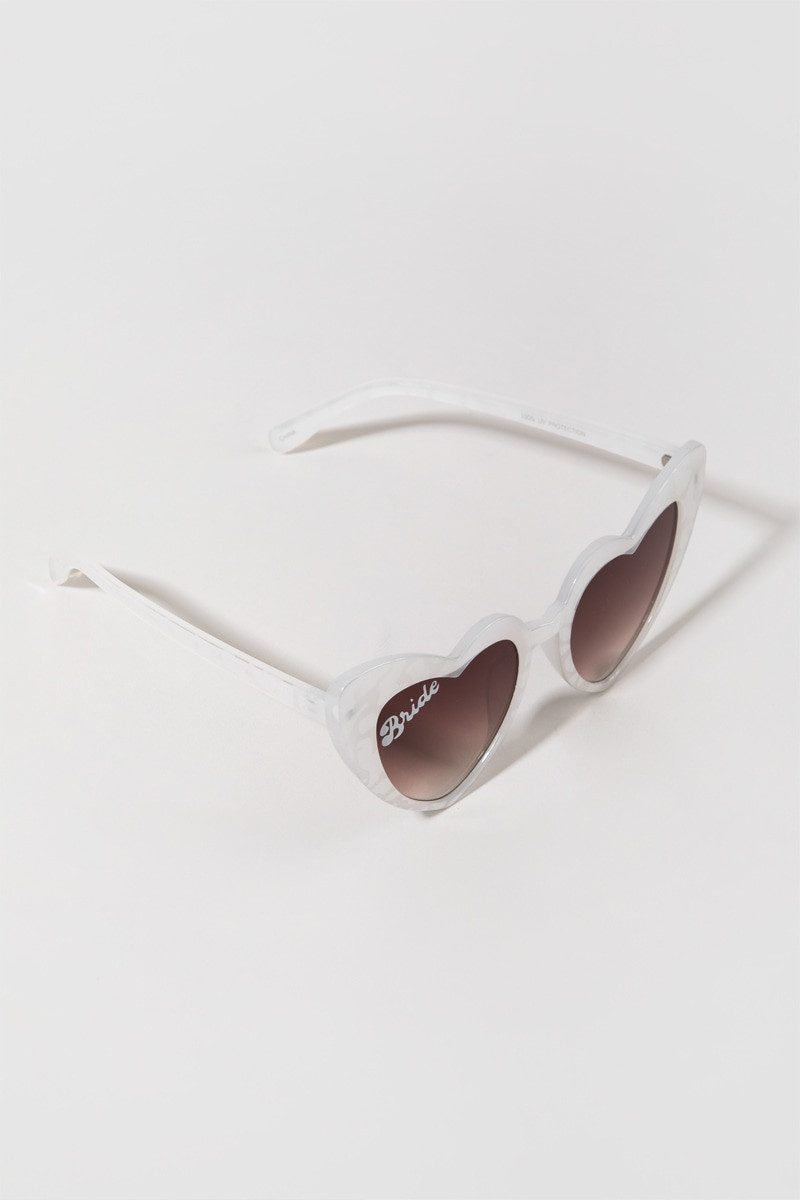 Leah Heart Shaped Sunglasses