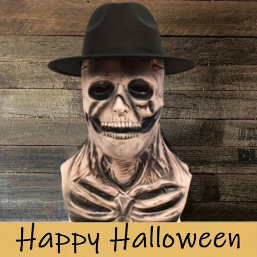 NNETM Grim Reaper's Grin: Halloween Skull Mask