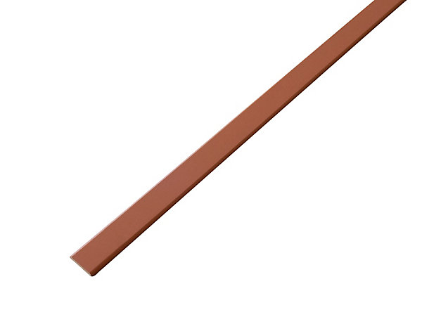 Champlat en MDF 2 arrondis Ninna couleur terracotta 4X28mm L.2,44 m
