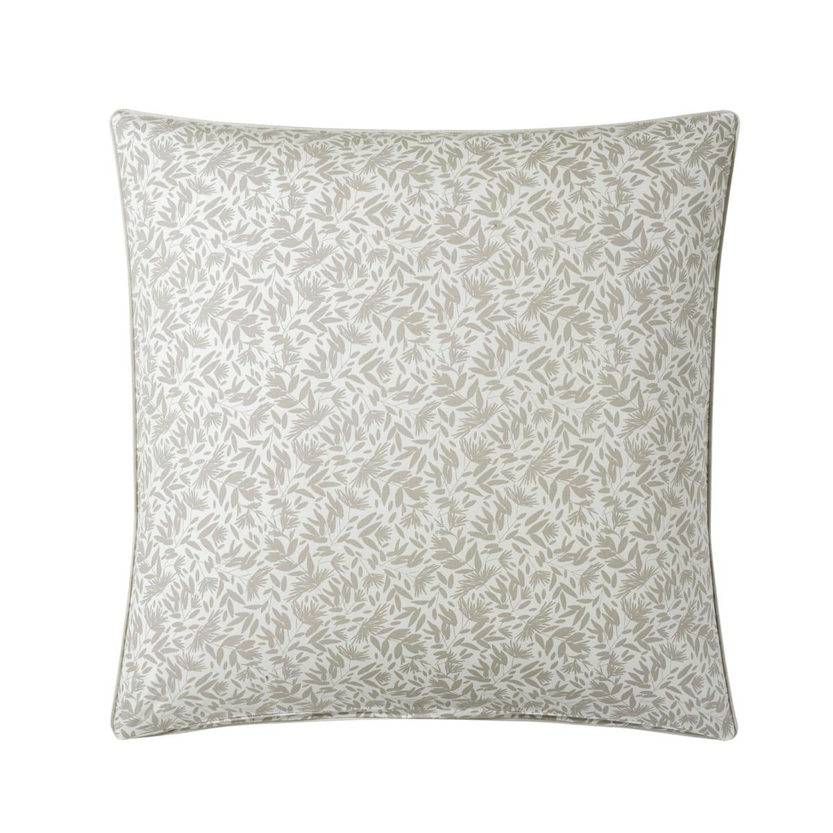 OMBRAGE - Taie d'oreiller imprimée en percale de coton ocre 65x65